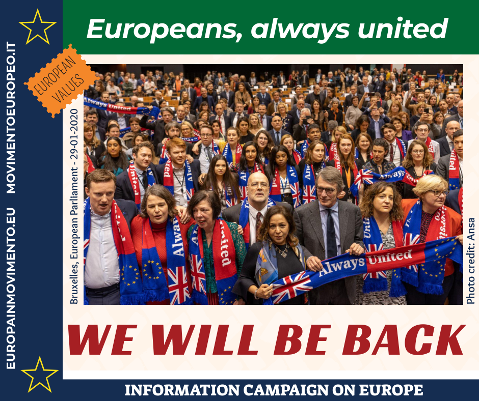 Infografica della Campagna di informazione sull'Europa