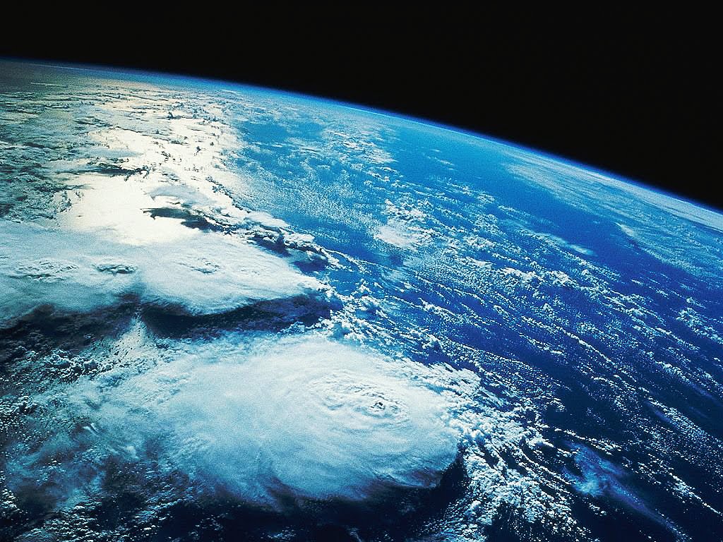 un'immagine dall'alto della Terra