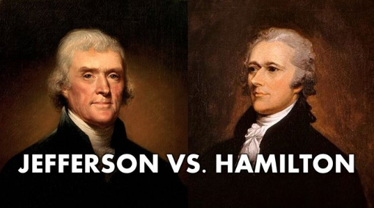 Alexander Hamilton vs Thomas Jefferson
