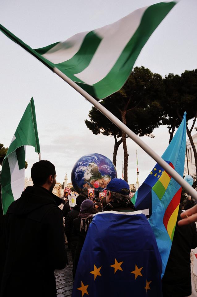Marcia per il clima Roma 29 novembre 2015