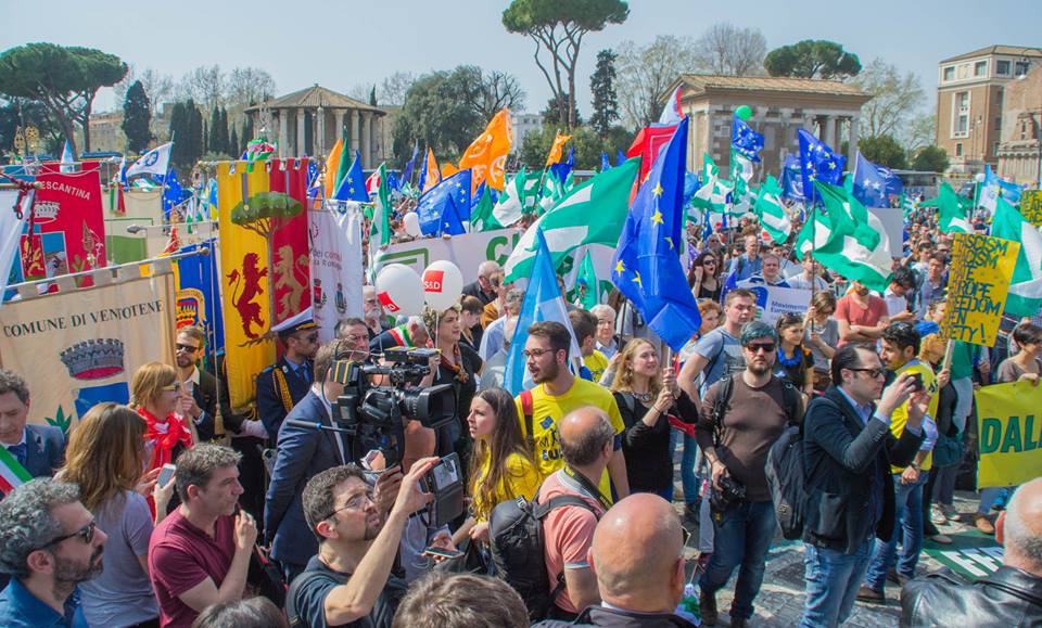 Marcia per l'Europa, 25 marzo 2017 - Piazza Bocca della Verità - Album della GFE